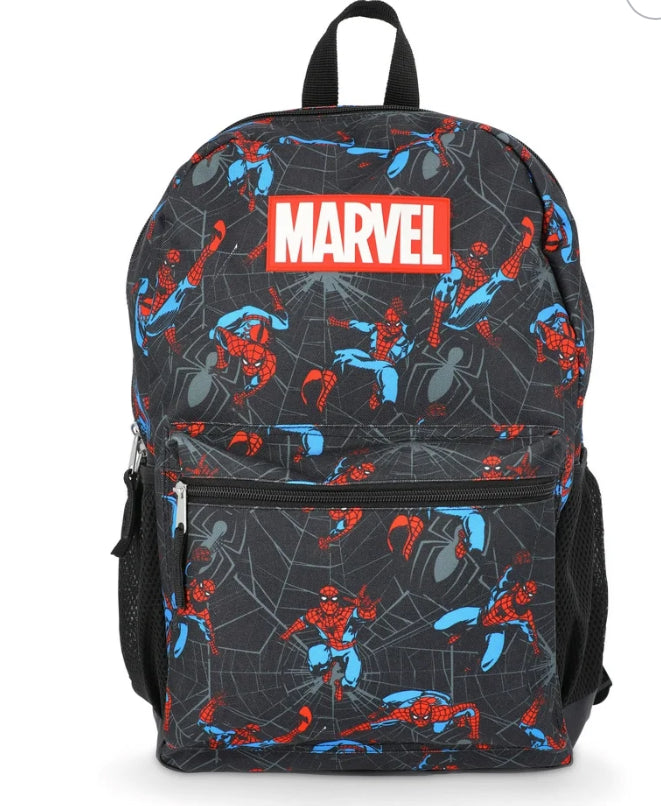 Marvel Spider-Man Boys 17" Backpack, Black