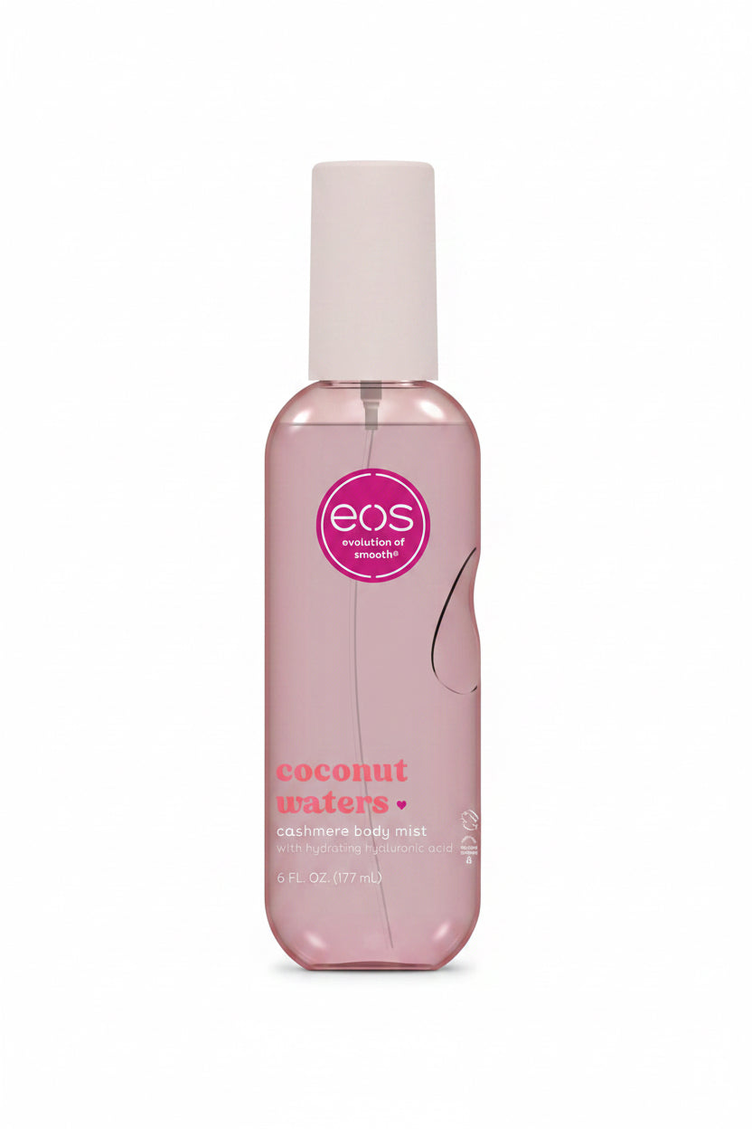 eos Cashmere Body Mist, Vanilla Cashmere, soft musk, cozy caramel, hair mist, body spray for women, moisturizing, hyaluronic acid, body spray, vegan, cruelty-free, 6 fl oz