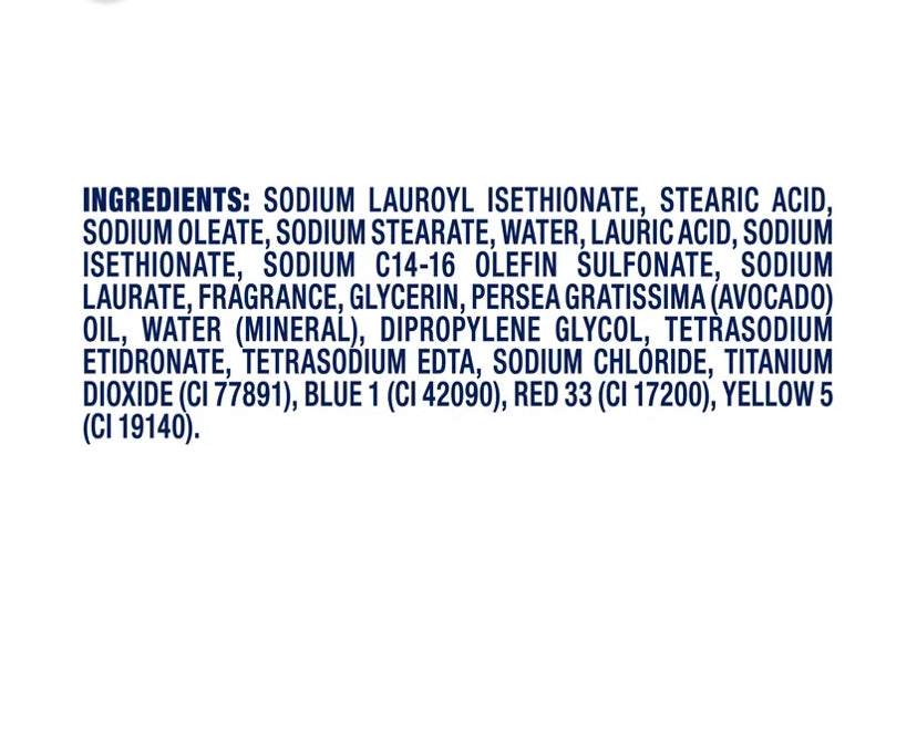 Dove Beauty Bar With Glacial Water & Avocado Oil Hydrating Cleanses & Hydrates, 3.75 oz 4 Bar