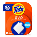 Tide Evo Original Laundry Detergent Tiles - 16ct: Box, Cold Water Detergent, Dye-Free, High Efficiency