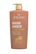 Jergens Shea Fusion Warm Amber Scented Body Lotion, Moisturizer for Dry Skin, 14 fl oz