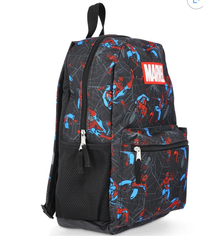 Marvel Spider-Man Boys 17" Backpack, Black