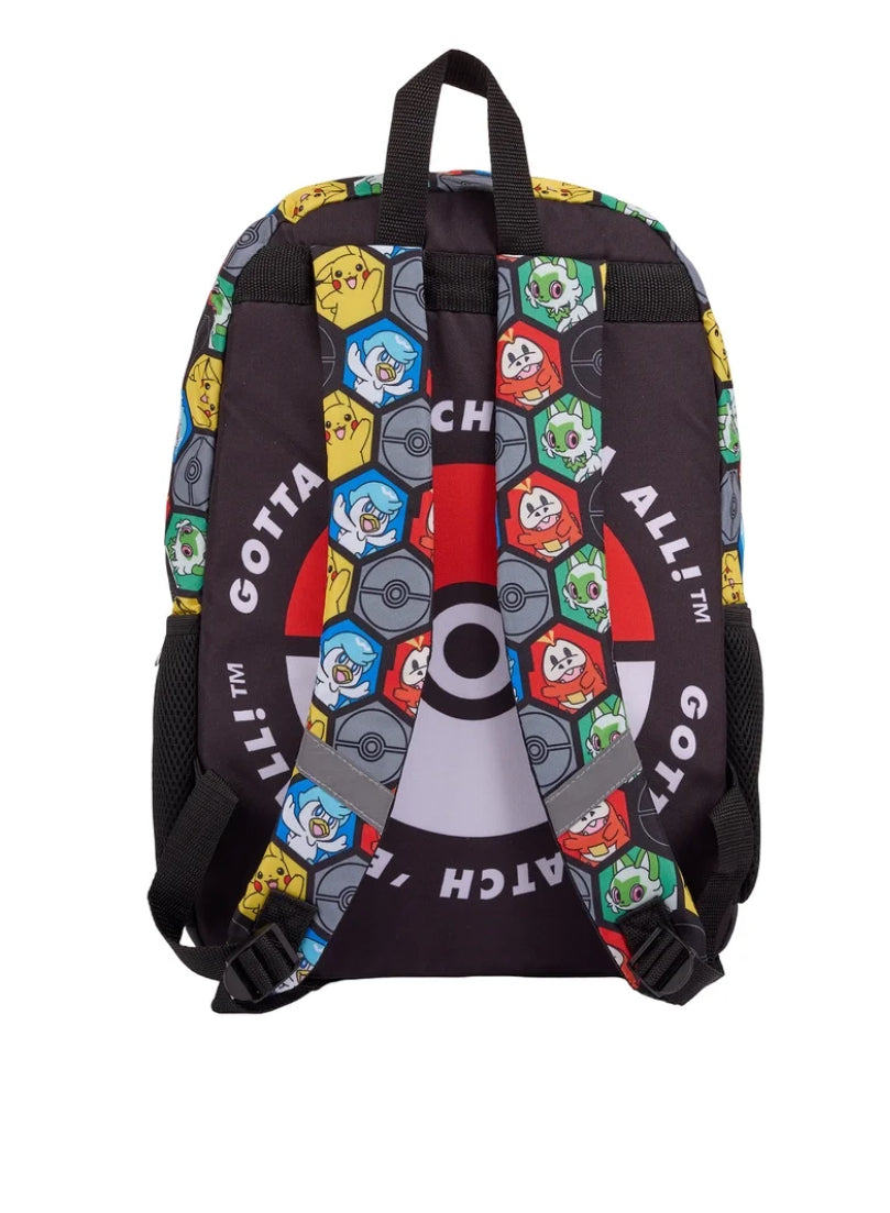 Pokemon Light Up 17" Backpack, Black