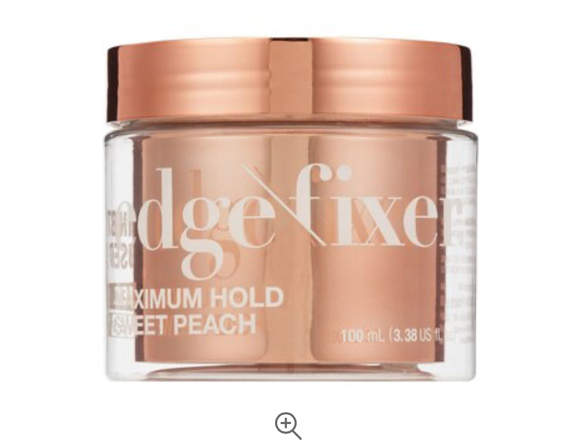 Kiss Colors & Care Maximum Hold Edge Fixer Hair Styling Gel, Sweet Peach, 3.38 fl oz